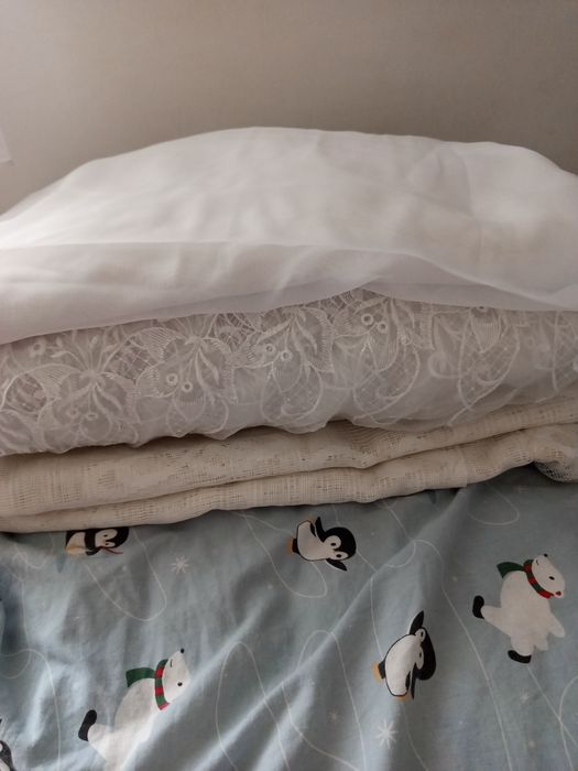 Zestaw firanek różnych