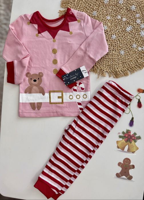 Новорічна піжама George 12-18 18-24 80 86 92