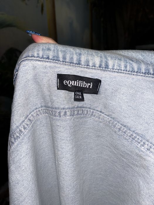 Джинсовое пальто  L