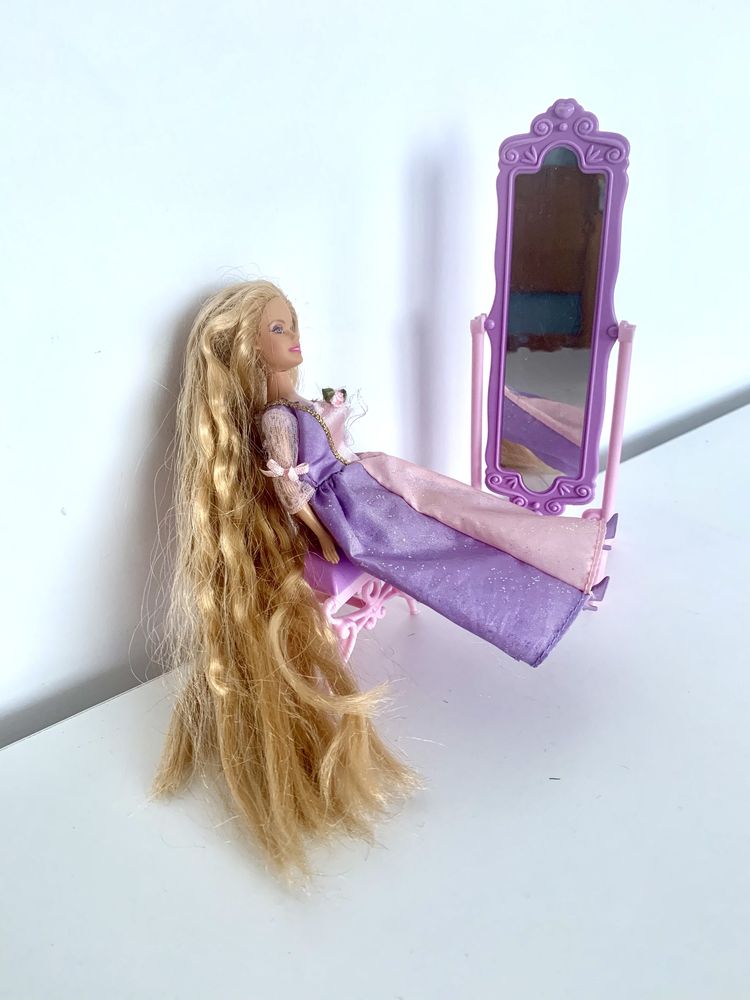 Lalka Barbie Roszponka, laleczka Rapunzel doll Mattel