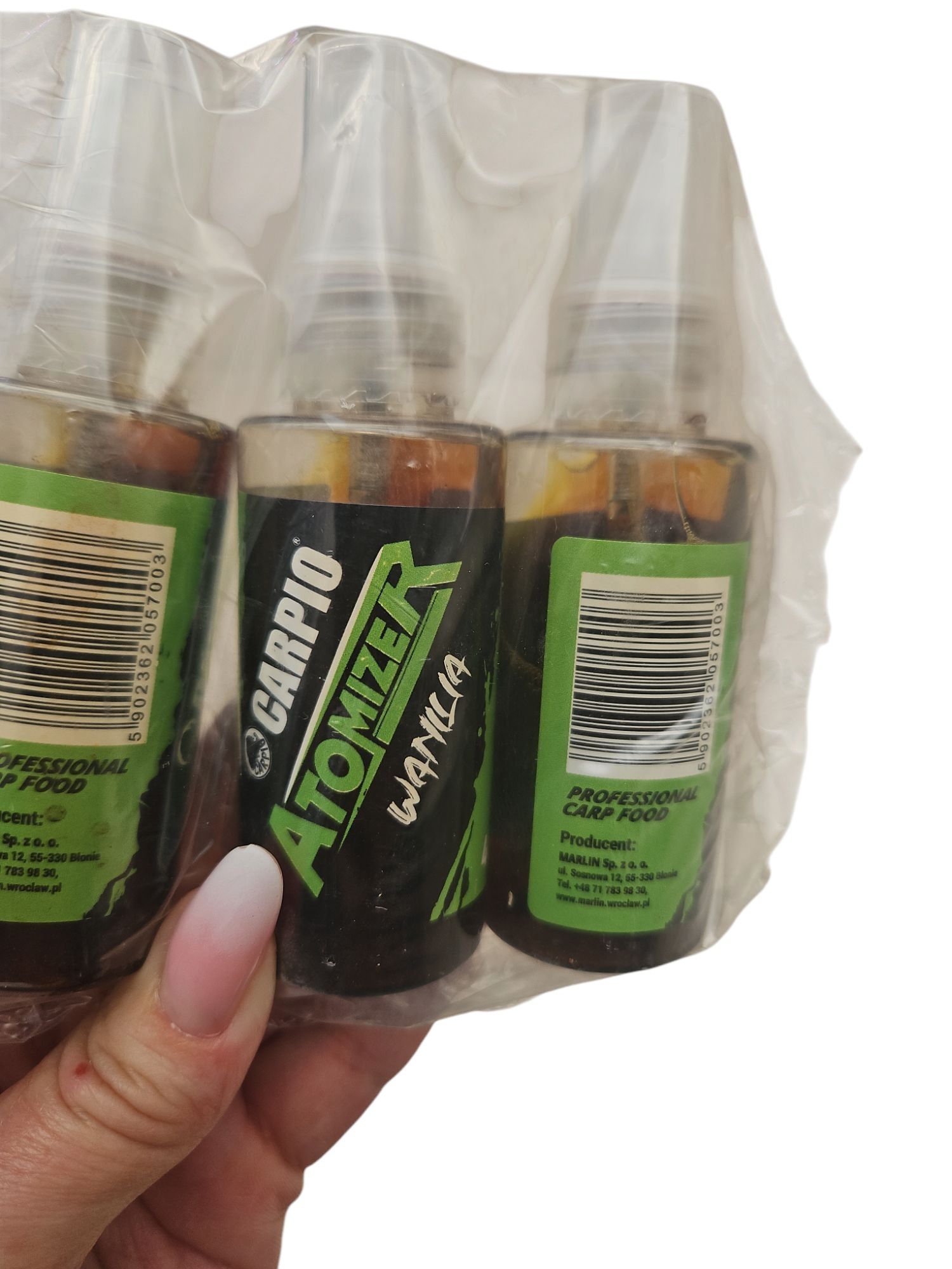 Atomizery zapachowe, wabik na ryby, pakiet 5×40ml