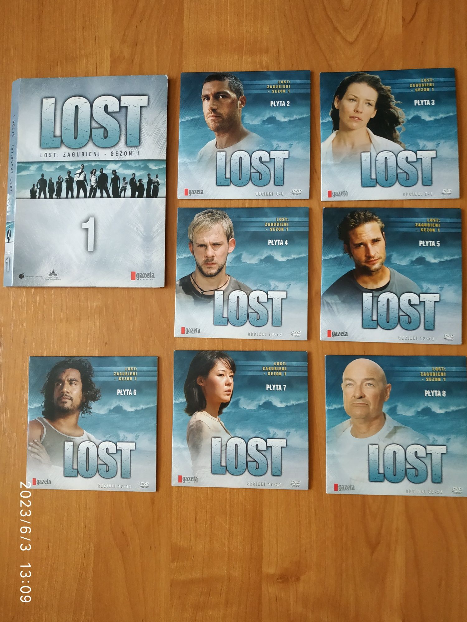 Lost - Zagubieni - sezon 1 - zestaw 8 płyt DVD