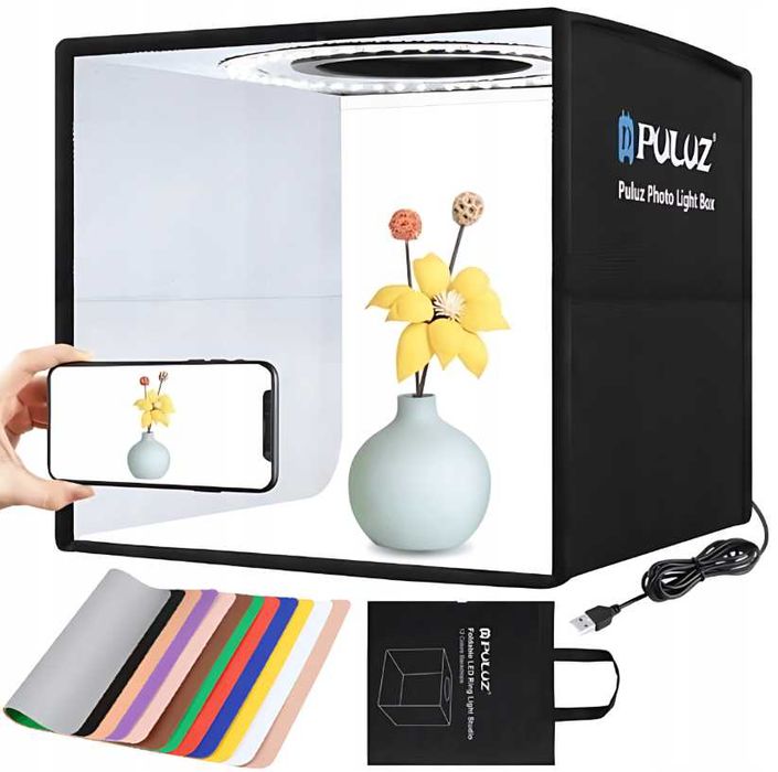 Namiot Bezcieniowy Fotograficzny 25cm Do Zdjęć Produktowych | GRATIS