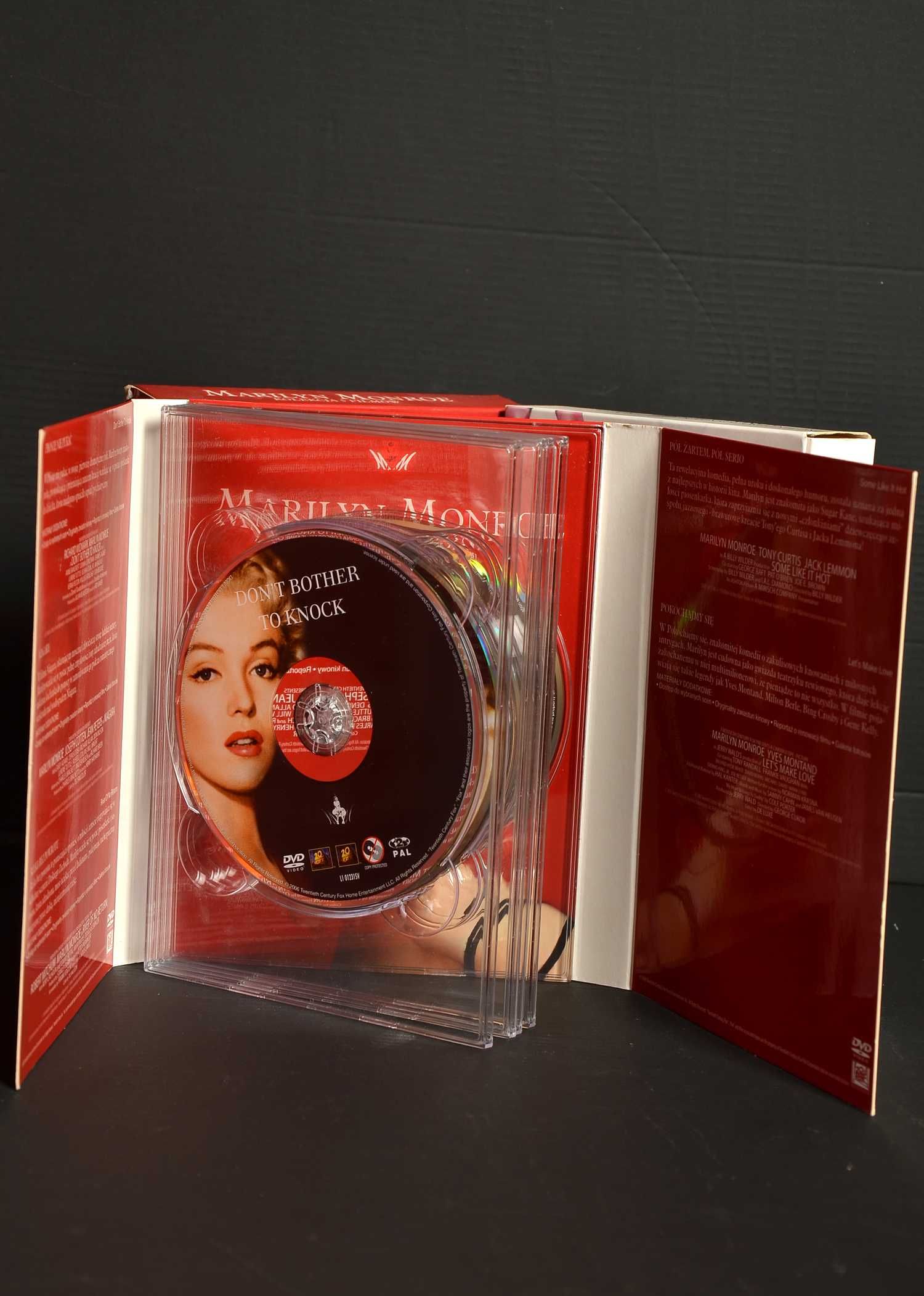 Marilyn Monroe Filmy DVD  Kolekcja 10 filmów