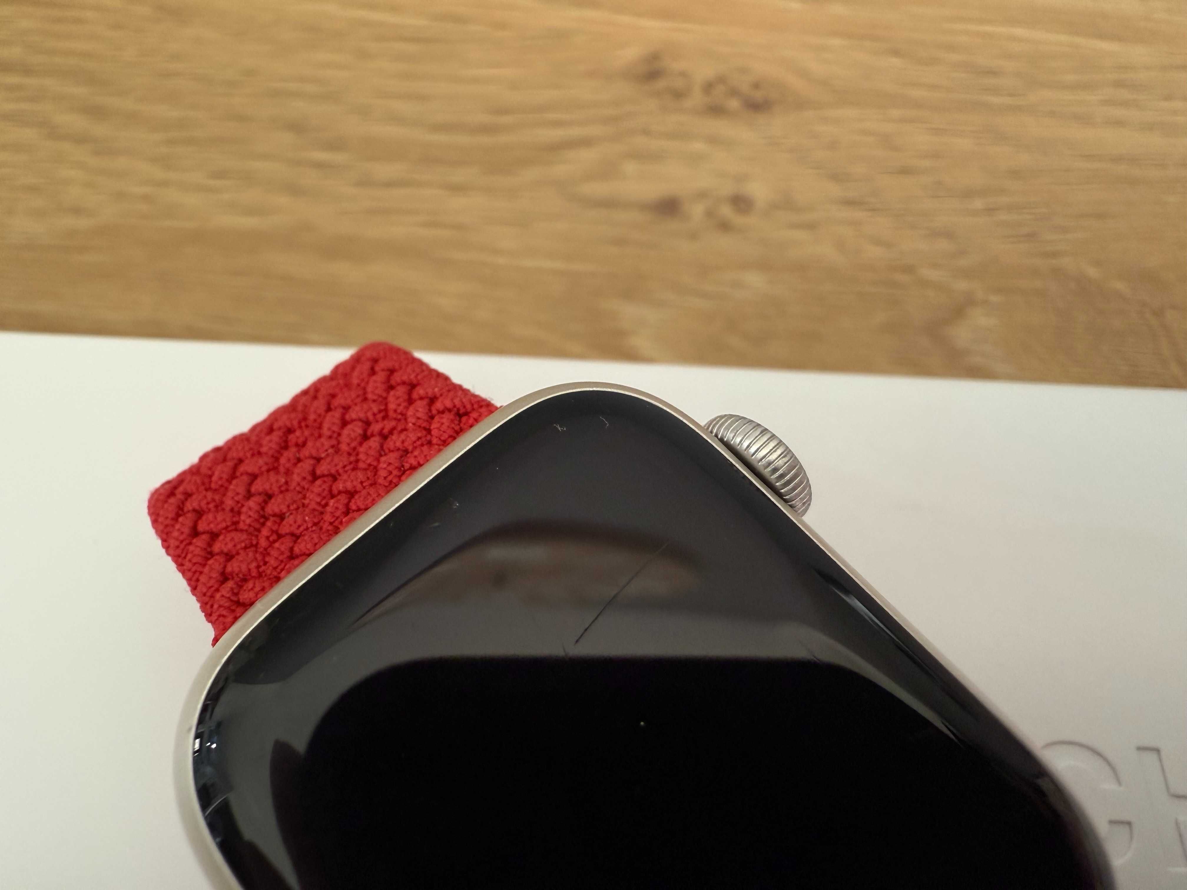 Apple Watch 7 - zegarek GPS + Cellular LTE 41 mm - księżycowa poświata