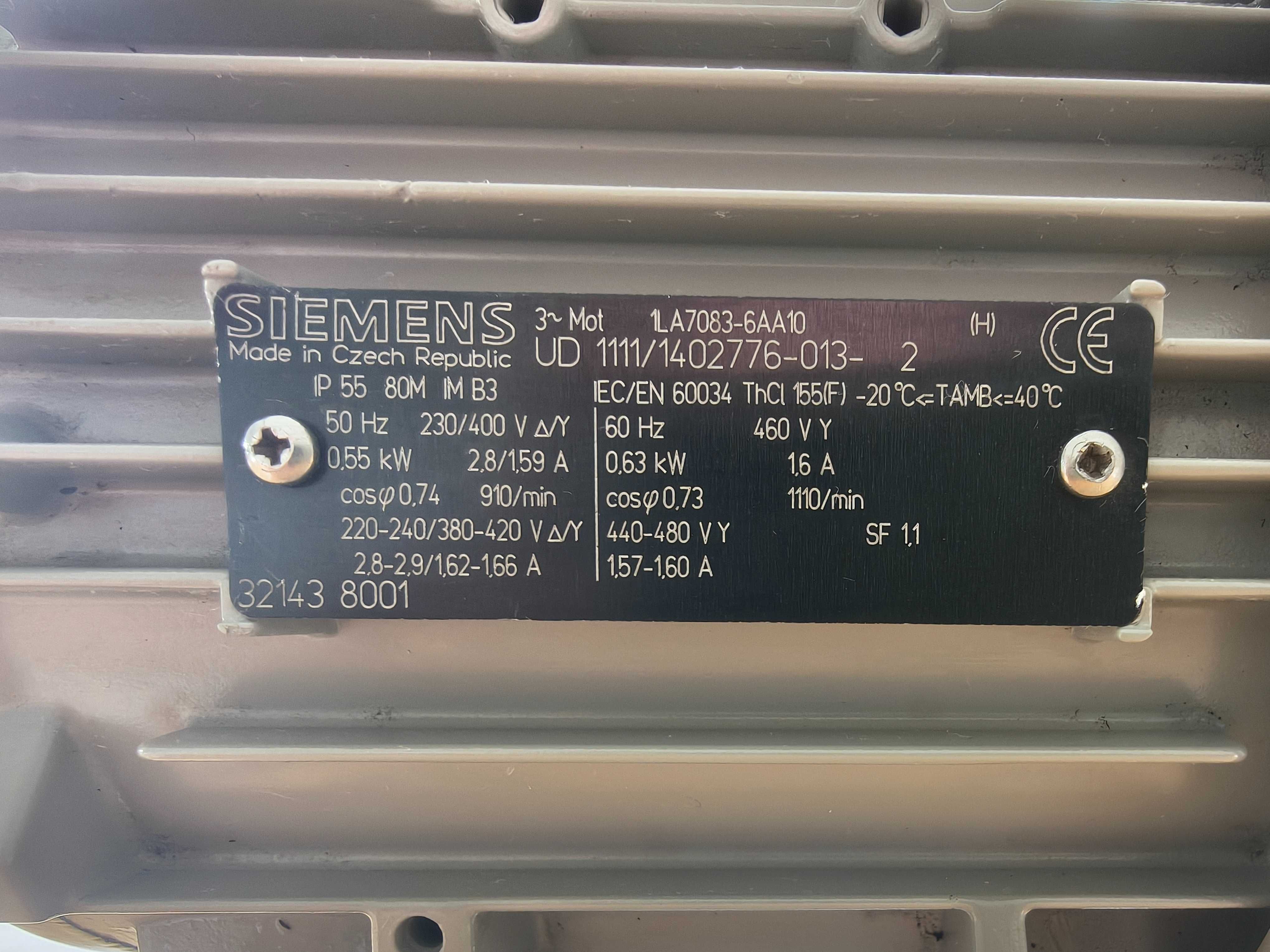 Silnik Siemens 1LA7083-6AA10 IP55