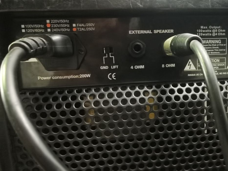 Raro Amplificador 120w alto ganho Randall Metalica  KH-120 Black