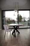 Stół dębowy industrialny potok żywicy stolarz pod wymiar monolit