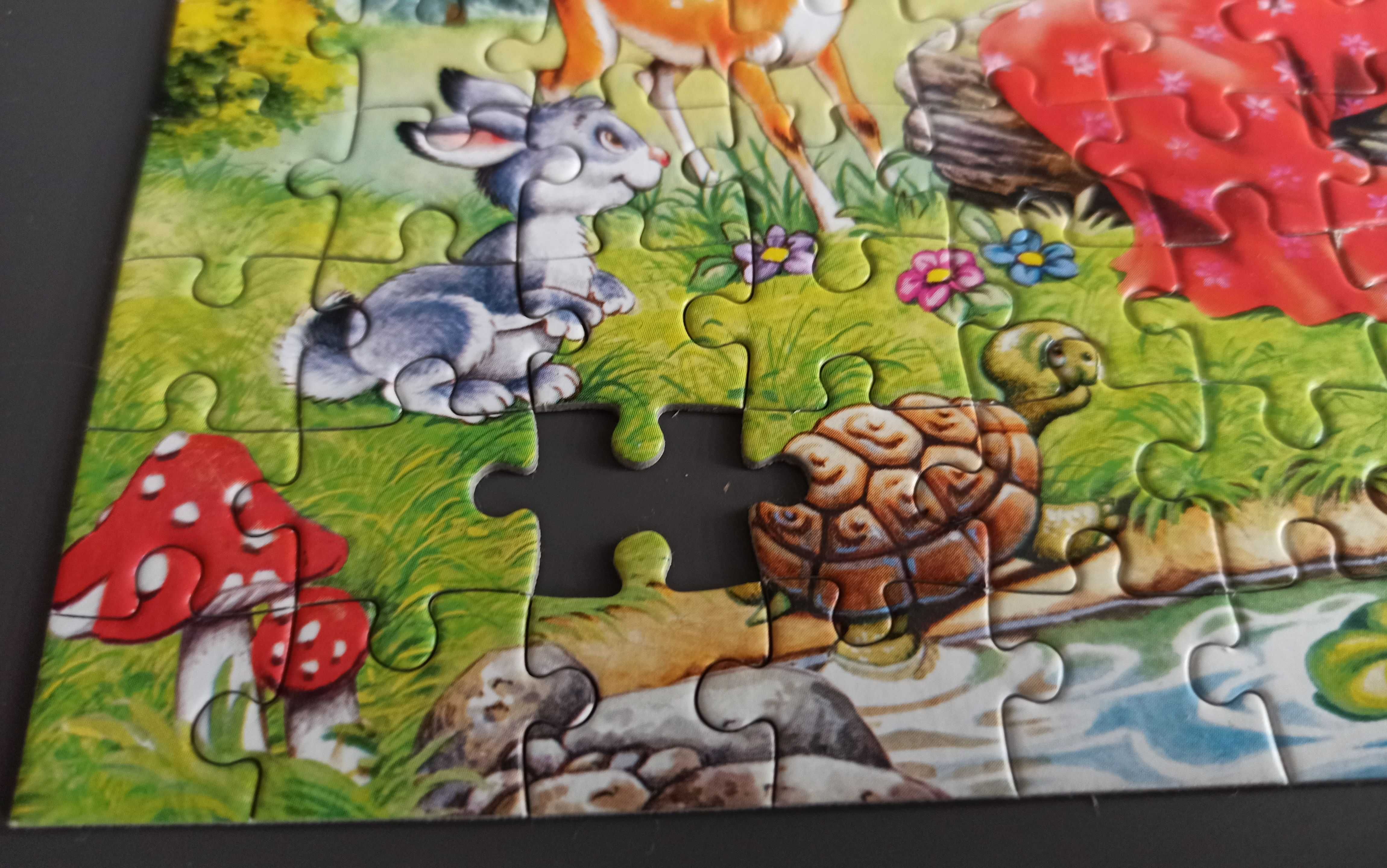 zestaw gier żabki puzzle 120 elementów dinozaur 3D kostka rubika 4 szt