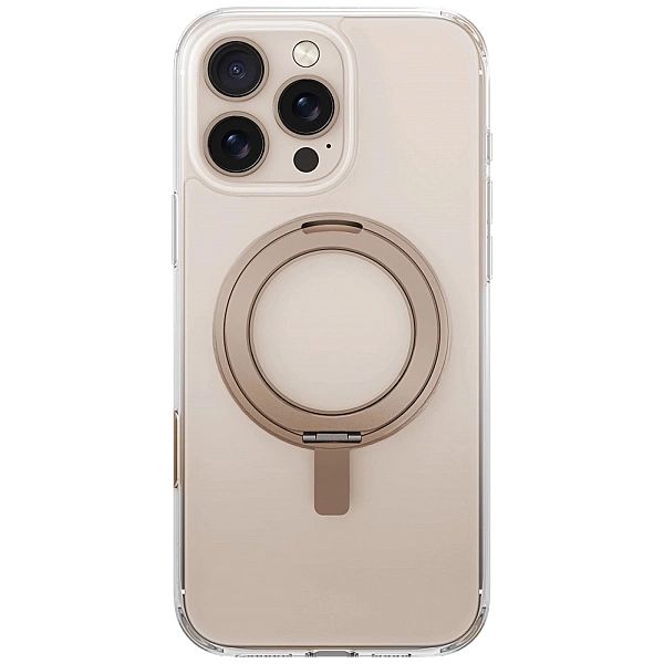 Etui UNIQ Swivix 360 Rotating Kickstand na iPhone 16 - złote