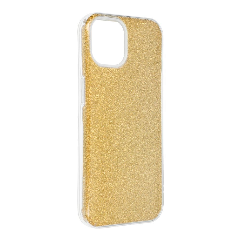 Etui Case Plecki Shining Brokat Iphone 14 Złoty + Szkło 9H