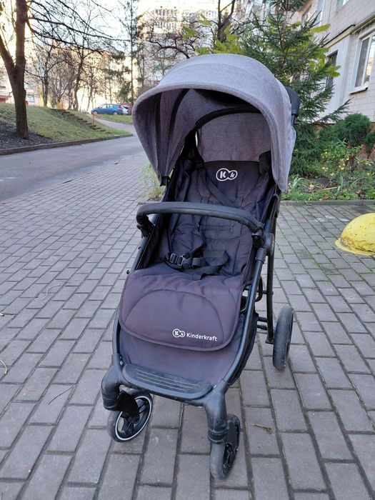 Прогулянкова коляска Kinderkraft Trig Grey