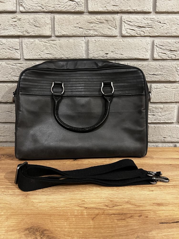Torba Tommy Hilfiger na laptopa skórzana