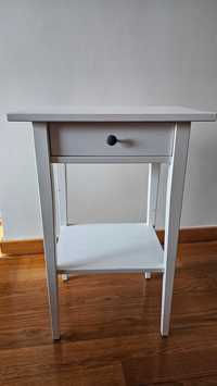 Mesa de cabeceira hemnes, velatura branca, 46x35 cm Ikea