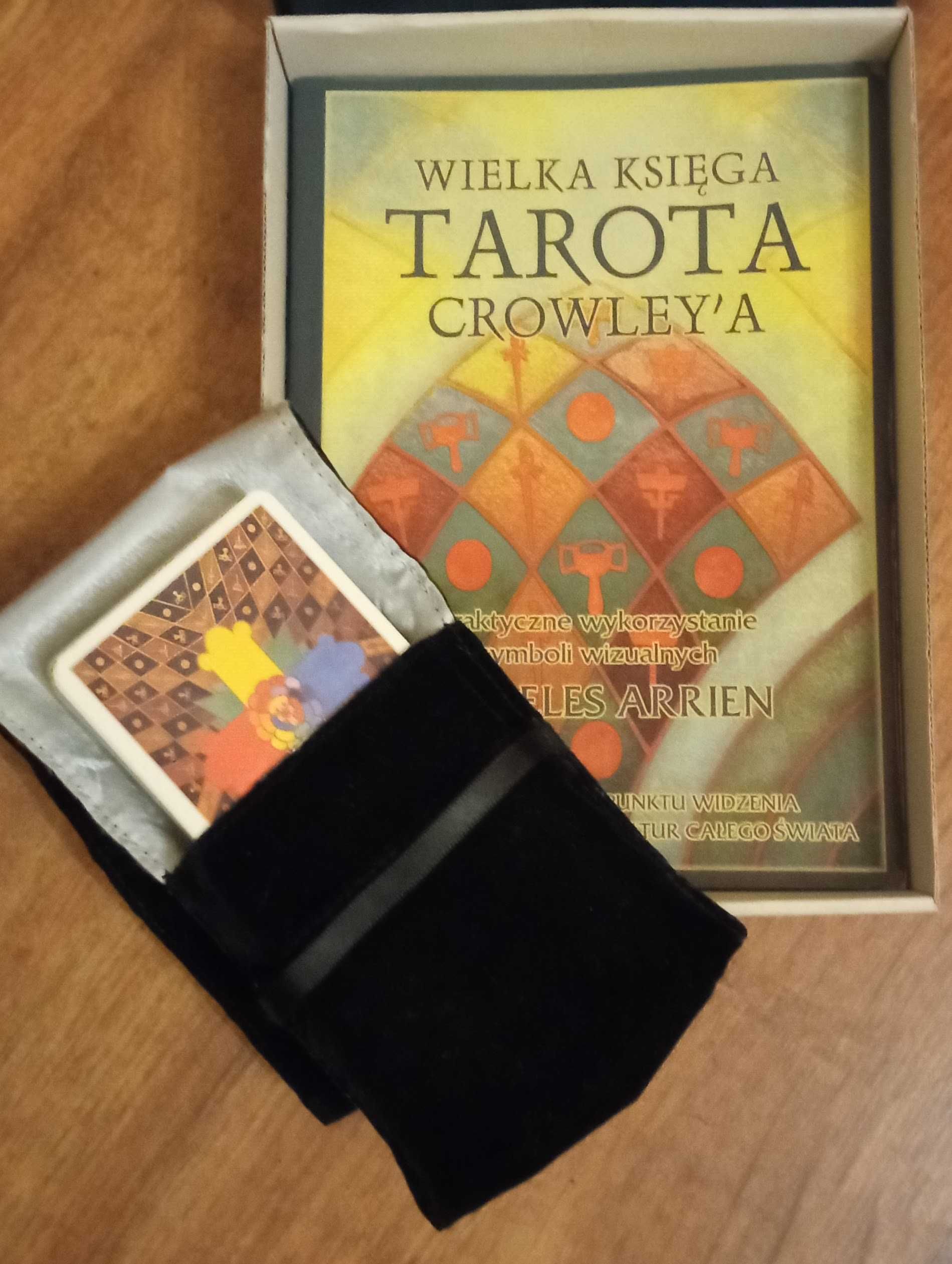 TAROT CROWLEY'A - Wielka Księga Tarota wraz z kartami w zestawie