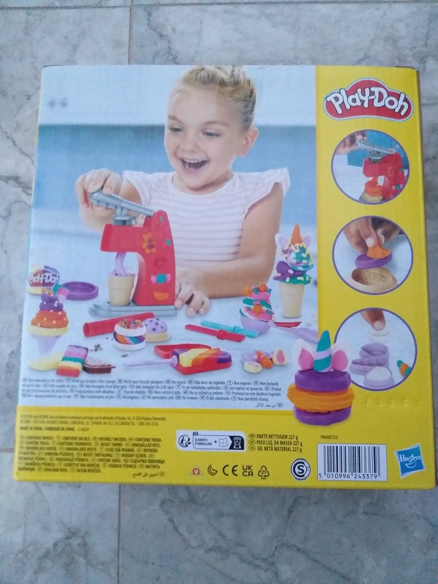 Play Doh Zestaw Hasbro Lodziarnia Ciastolina dla dzieci PLAY DOH