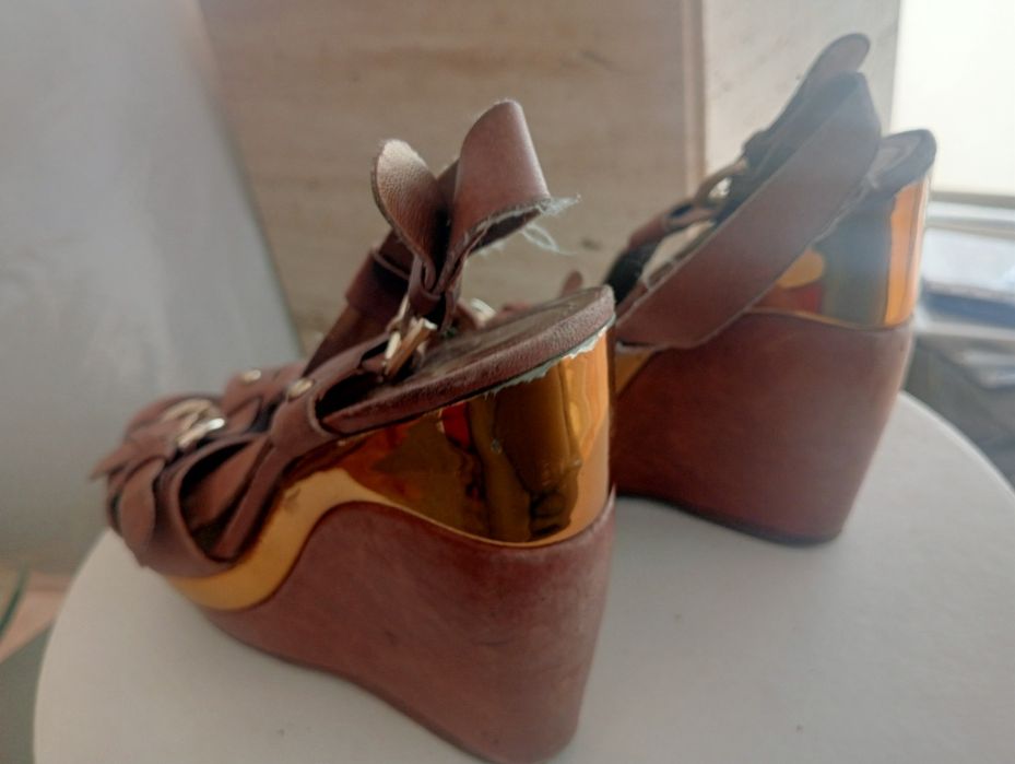 Sandálias Lanidor pele genuína 36