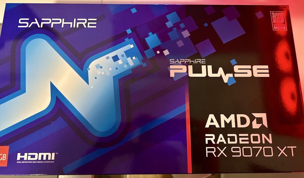Placa Gráfica Sapphire Radeon RX 9070 XT Pulse 16GB