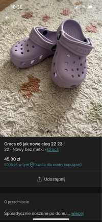 Crocs c6 clog 22 23