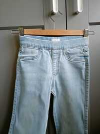 Spodnie jeansy MANGO gumka - Jegginsy r. 134 cm - 9 lat