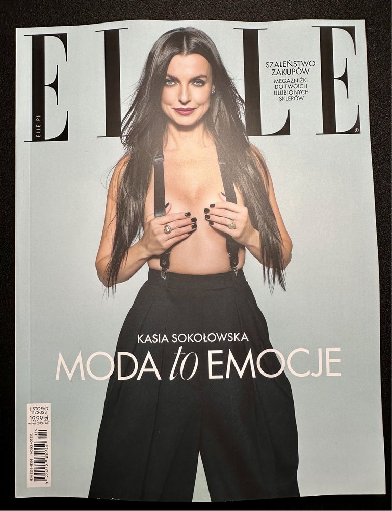 Magazyn czasopismo Elle listopad 11/2022 Kasia Sokołowska