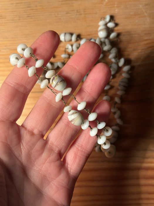 Korale z kamienia naturalnego ręcznie robione