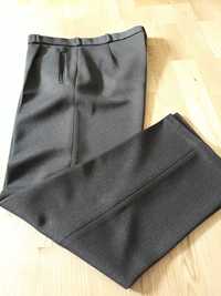 Spodnie męskie klasyczne ciemny brąz L + gratis