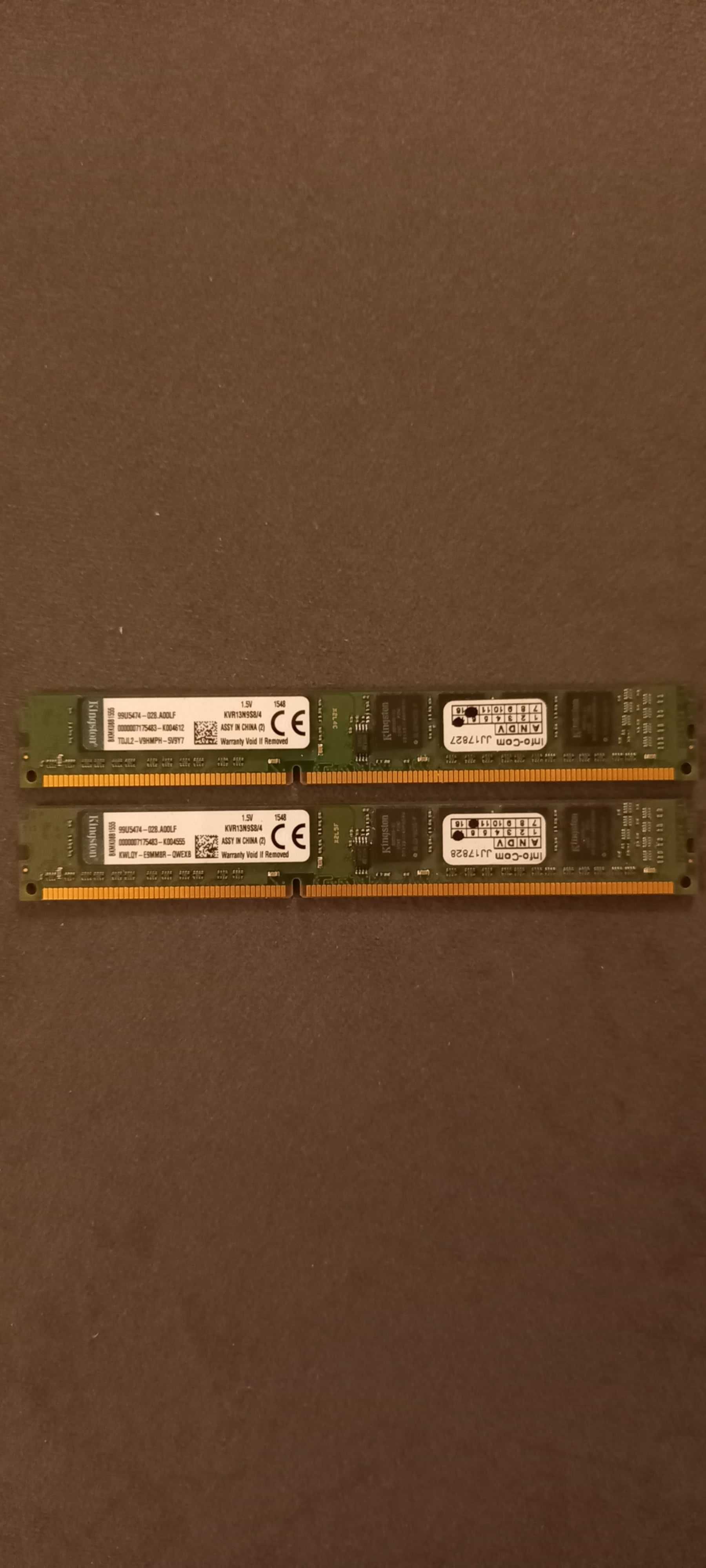 Pamięć do komputera stacjonarnego Kingston 2x 4GB DDR3 1333MHz