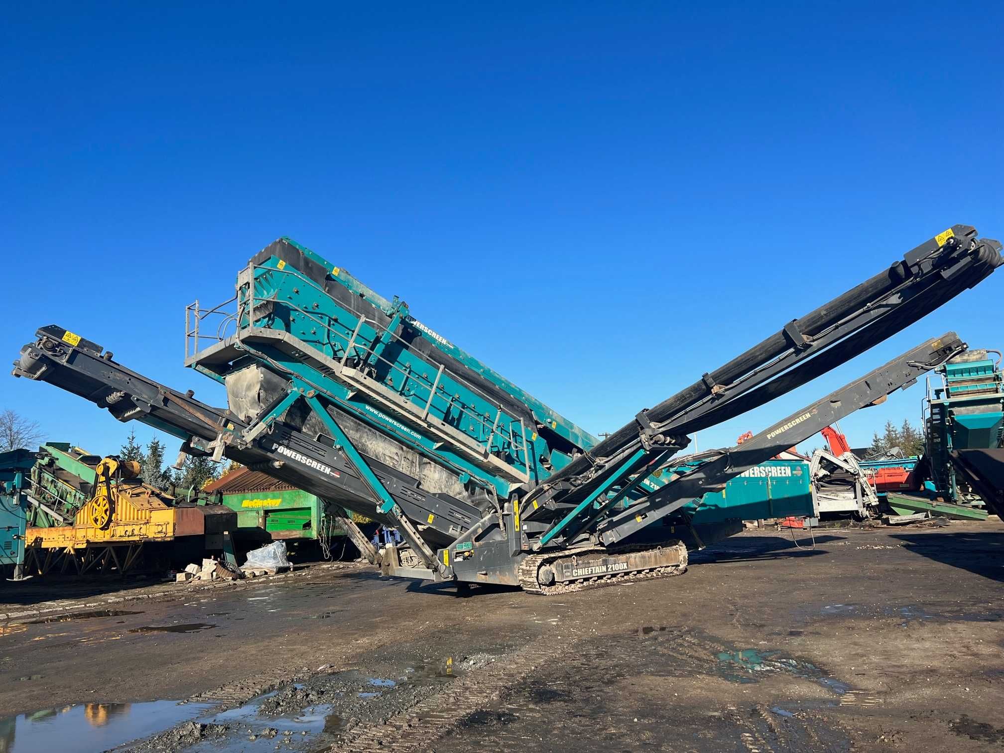 Powerscreen Chieftain 2100x 3D mobilny przesiewacz