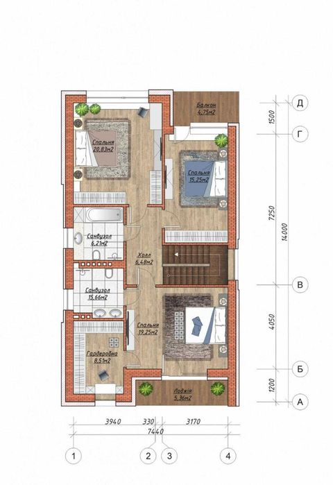 Сучасний будинок Осокорки, м. Славутич, поруч пляж Осокор