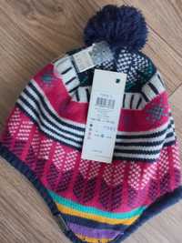 zimowa czapka dla dziewczynki-10-12lat-140cm