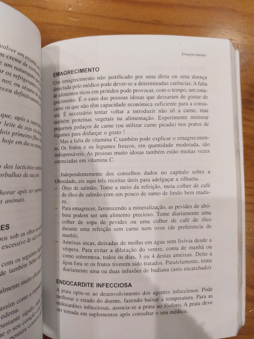 Livro sobre alimentação