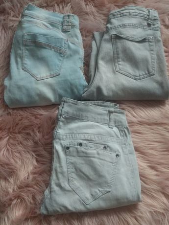 Spodnie jeans 38