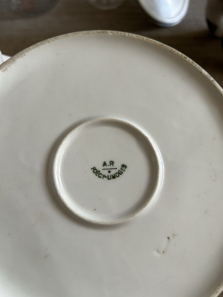 Escarradeira cuspideira peça de coleção Limoges SG