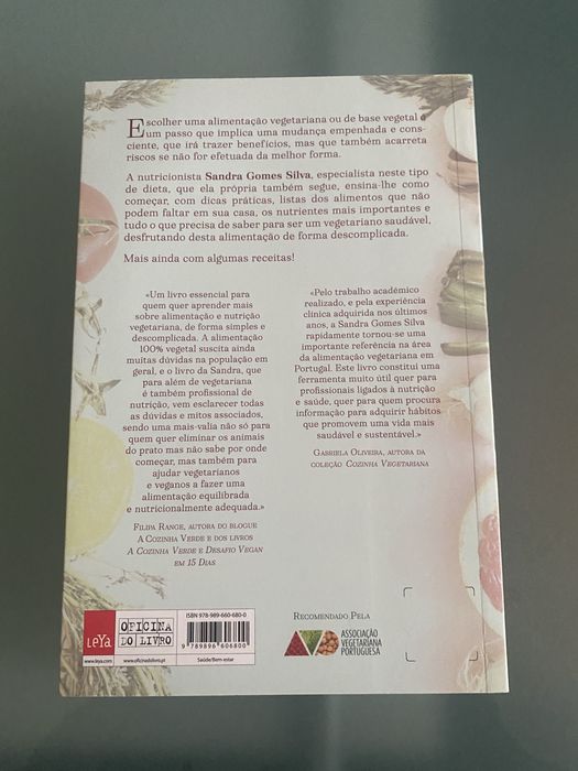 Livro “O Vegetariano” de Sandra Gomes Silva