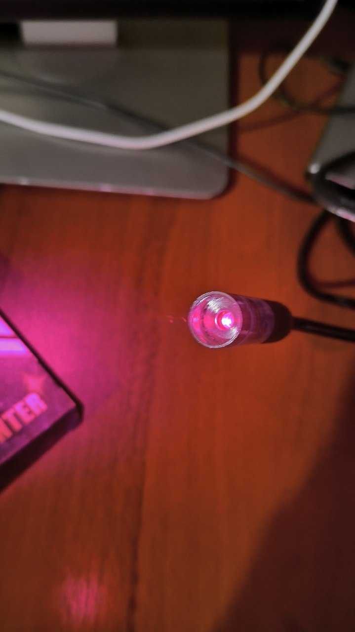 Лазерна указка від USB червоне світло Laser Pointer SN-R12