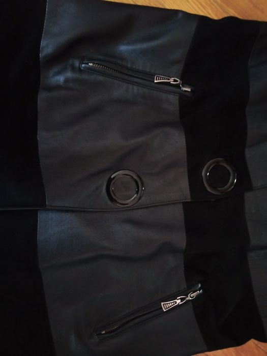 Плащ, тренч, натуральна шкіра, розмір 46,