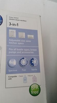 Sterylizator parowy AVENT 3W1
