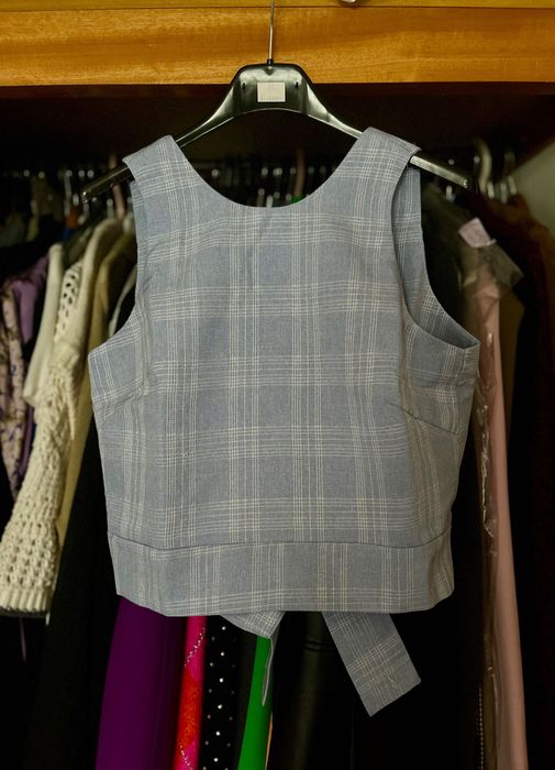 Conjunto calção top sem costas