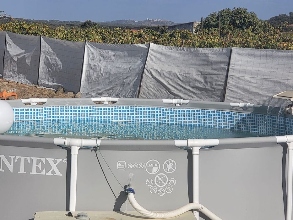 Piscina com 15 dias de uso