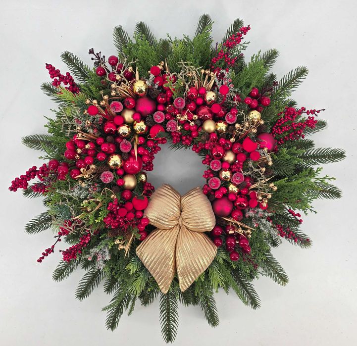 Wianek świąteczny na drzwi, Boże Narodzenie
