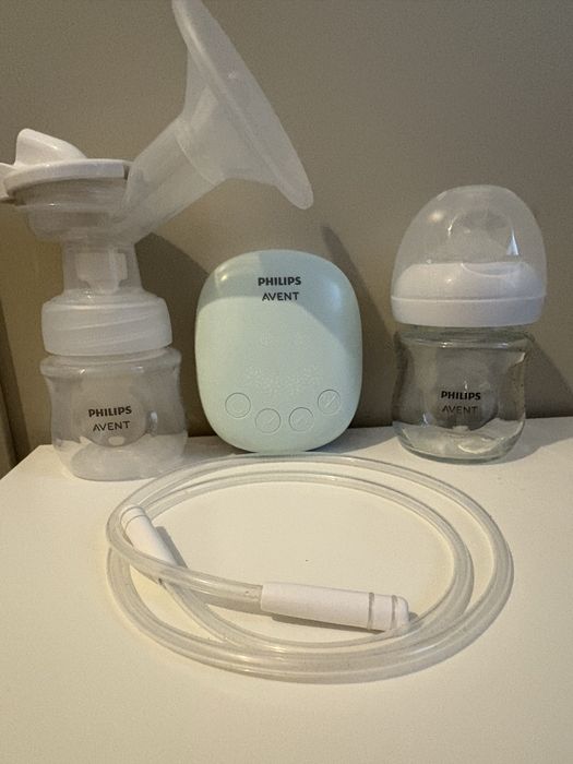 Laktator Philips Avent +butelka szklana