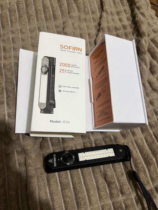 Ліхтарик фонарь Sofirn IF24 SST40 18650 фонарик 2000lm Mini SC13