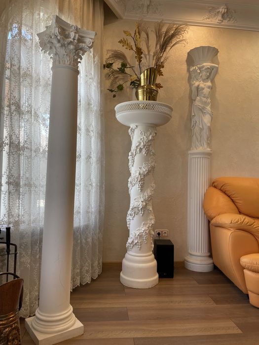 Колони з гіпсу для декору