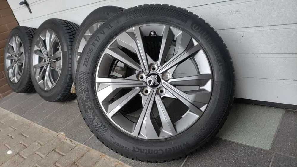 Koła Peugeot 508 Citroen 17'' 5x108 opony zima 215/55/17 (OL1687)