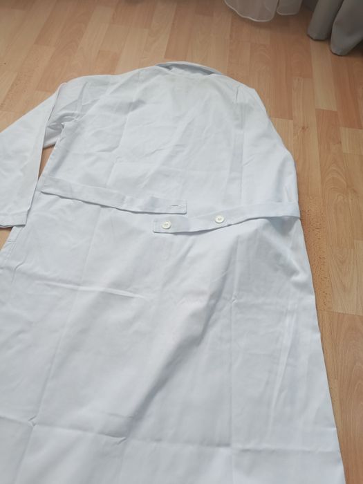 Fartuch medyczny laboratorium długi  XL