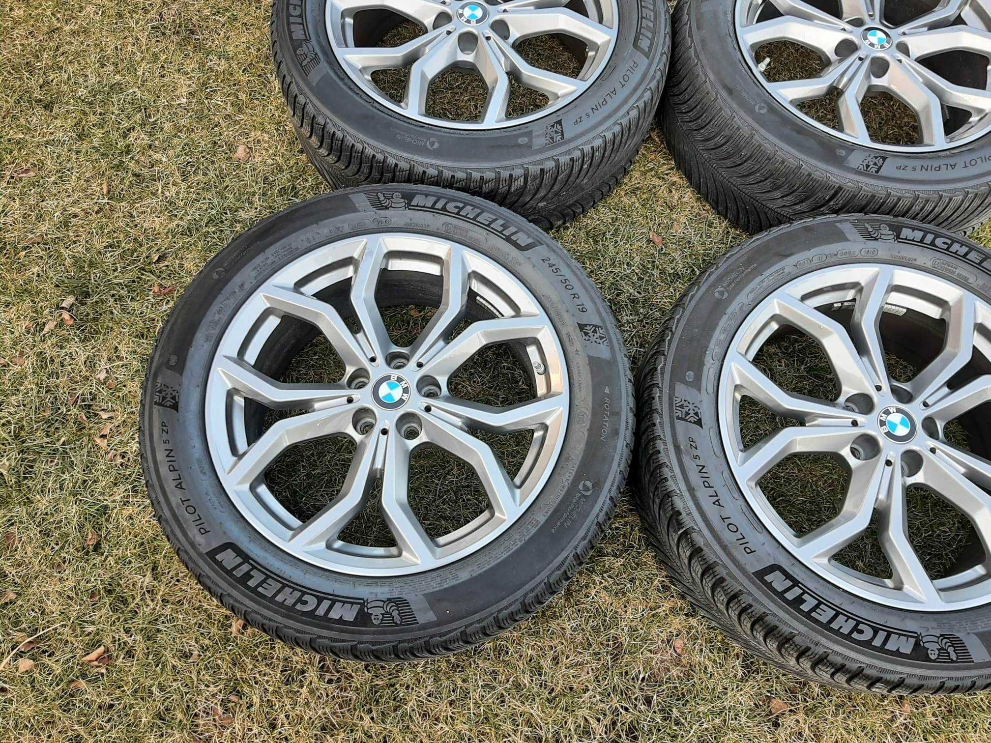 Oryginalne koła zimowe 19 cali BMW X3 G01 X4 G02 wzór 694 245/50 R19