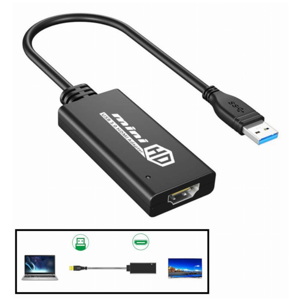 USB 3.0 na HDMI Konwerter obrazu HD Karta GRAFICZNA przejściówka