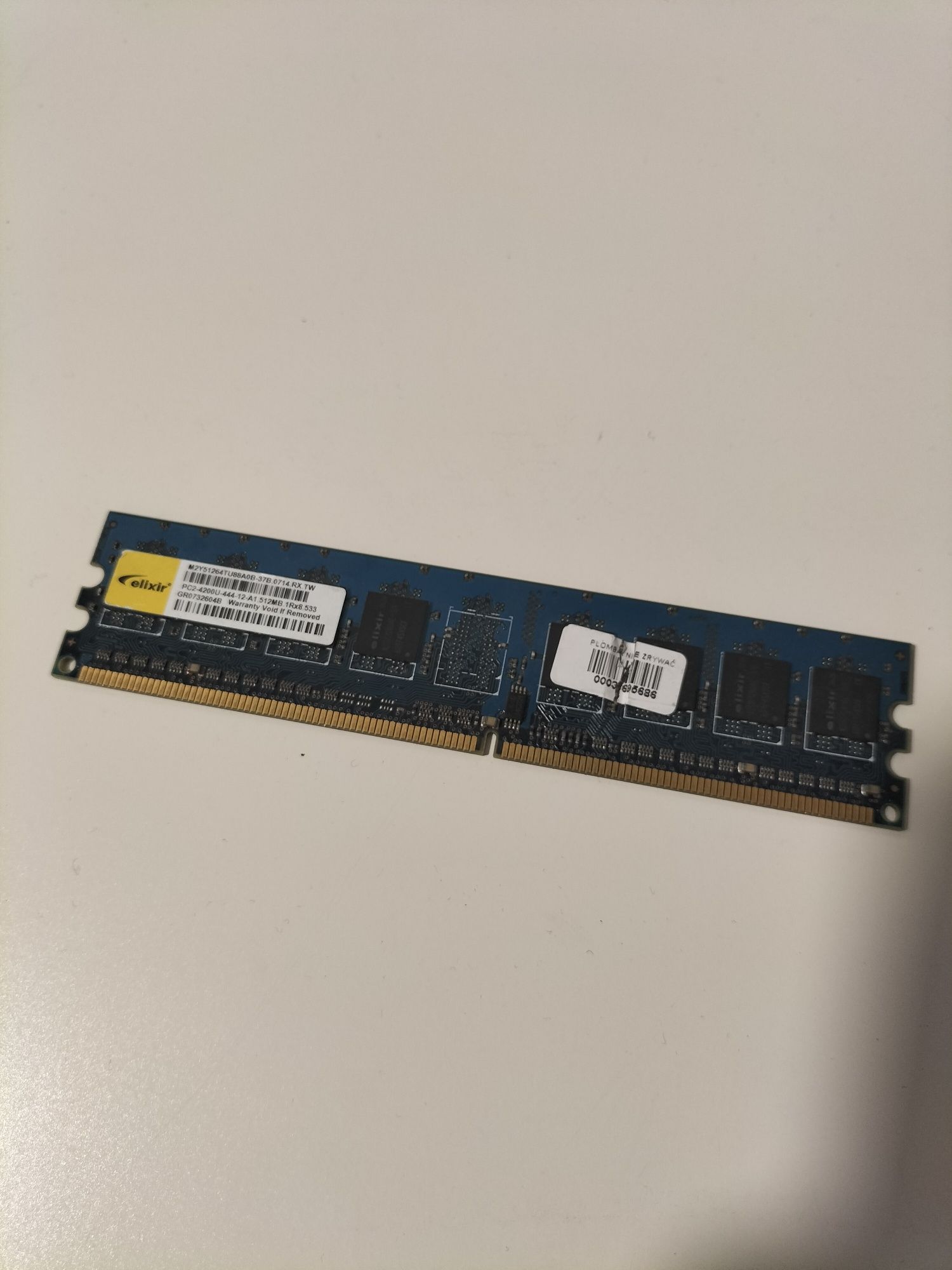 Pamięć RAM pc2 512mb Elixir