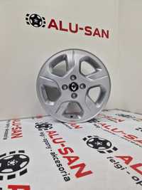 NOWE alufelgi RENAULT 15" 4x100 Captur Clio Kangoo Megane Srebrne